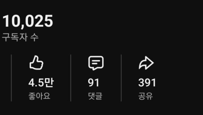 구독자 1만 달성^^